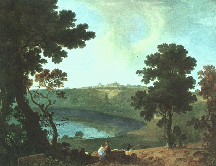 Lake Albano and Castel Gandolfo, Richard  Wilson